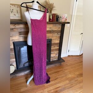 Elegant Pink Evening Gown NWOT